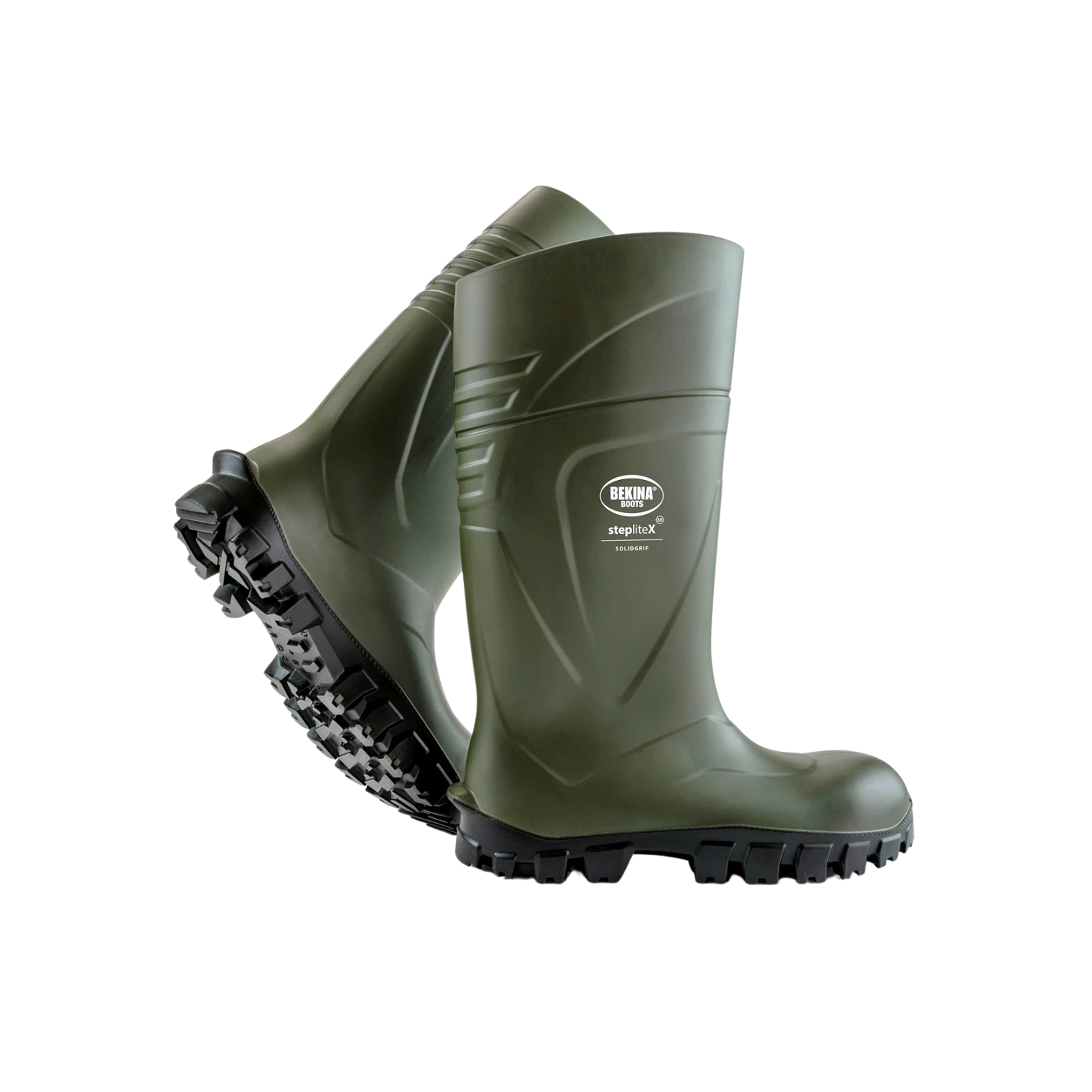 Bekina StepliteX SolidGrip green safety boots