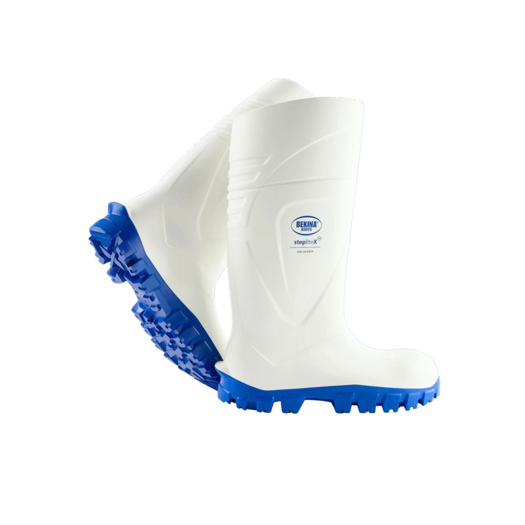 safety boots, Bekina StepliteX SolidGrip white safety boots