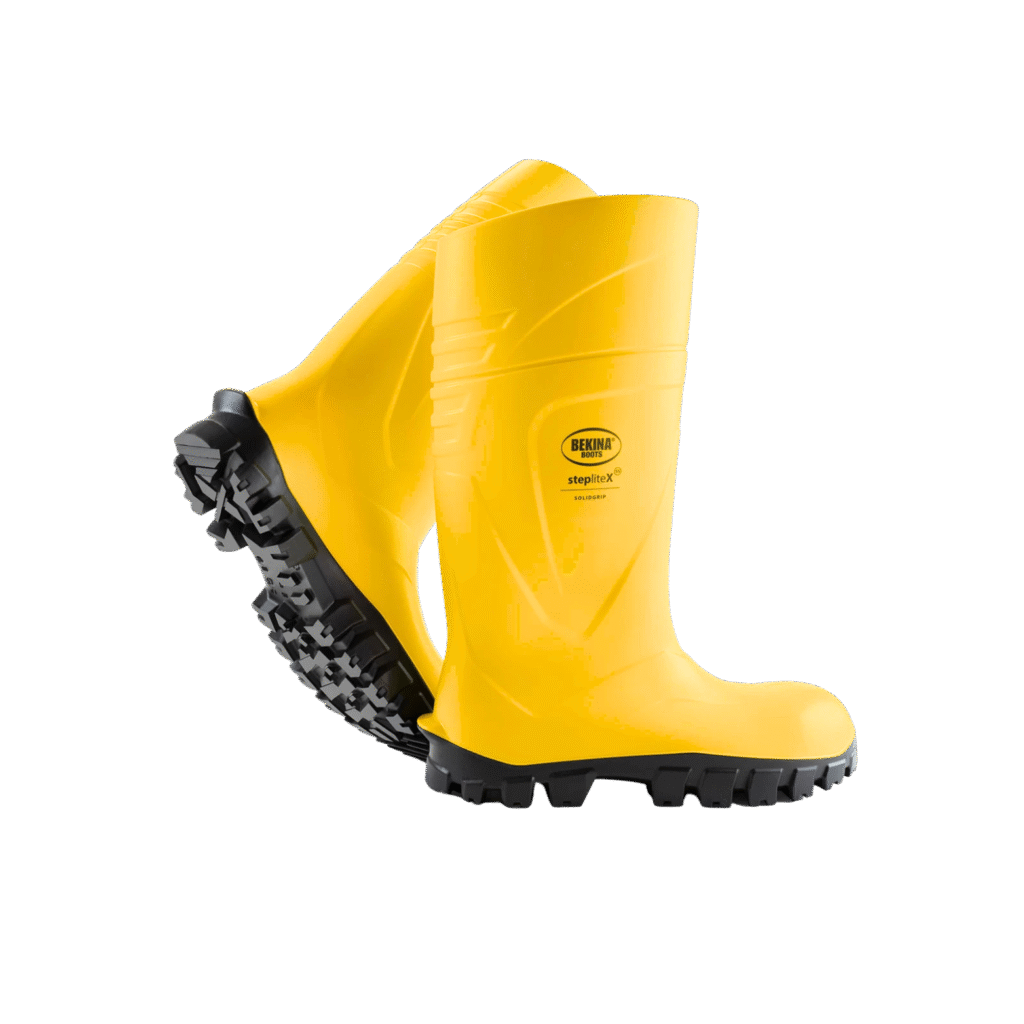 Bekina StepliteX SolidGrip yellow safety boots, safety boots